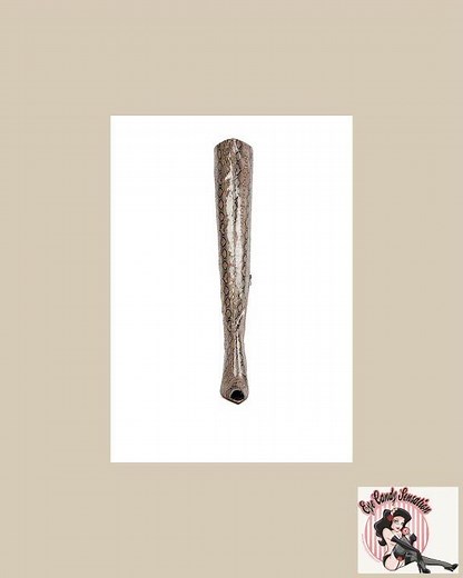 High Drama Snake print Stiletto Long Boots
