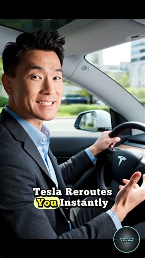 Tesla Reroutes in Seconds – Skip Traffic Like Magic