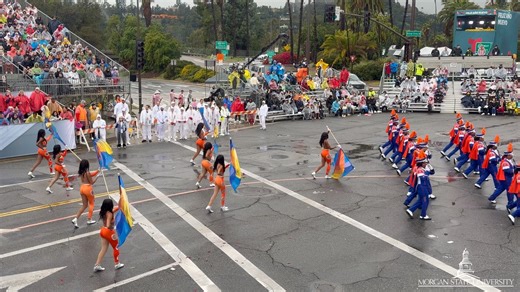 From East Cold Spring Lane to Colorado Boulevard, the Magnificent Marching Machine proudly marched into the 137th Tournament of Roses Parade, representing the National Treasure on the international stage! #MorganState #M3 #TheMorganWay | Morgan State University