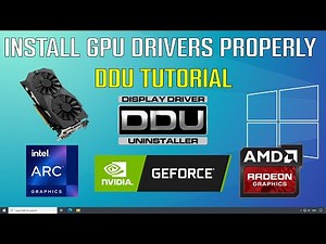 How to Install Graphics Card Driver Properly - DDU Tutorial