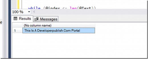 SQL Function to make all TEXT to propercase in SQL Server - Developer Publish
