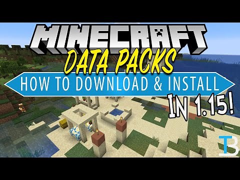 How To Download & Install Data Packs in Minecraft 1.15 (Get Mods in Minecraft 1.15!)