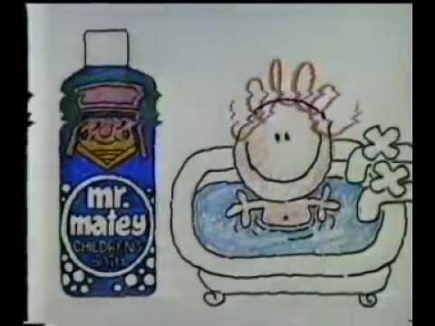 Mr Matey Bubblebath Australian Ad 1988