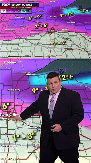 Snow totals from Tuesday-Wednesday’s storm in Minnesota