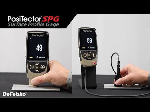 How to Measure Surface Profile with PosiTector SPG Digital Depth Micrometers