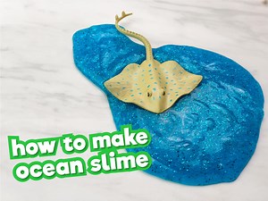 Easy Ocean Slime Recipe For Kids