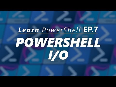 PowerShell Input & Output