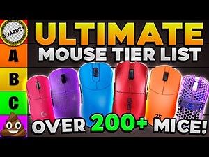 2025 ULTIMATE Gaming Mouse Tierlist! OVER 200 MICE RANKED! (SHOCKING)