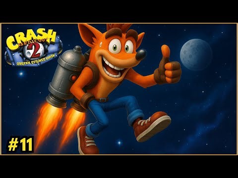 Chegamos nas fases de JETPACK! 😱🚀 | Crash Bandicoot 2 (PS1) EP11