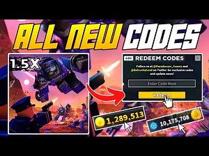 ⚠️*New Update!⚠️ TOWER DEFENSE SIMULATOR ROBLOX CODES 2025 - TOWER DEFENSE CODES 2025 - TDS