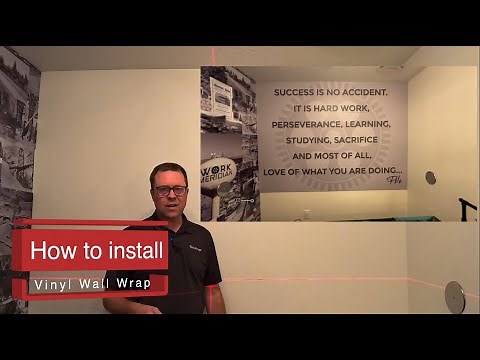 How to Install a Custom Print Wall Graphic | 3M IJ40C Vinyl Installation Tutorial
