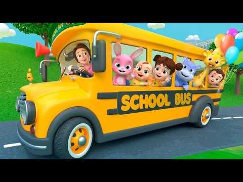Bus Friends Go to the Picnic! | Nursery Rhymes & Kids Songs