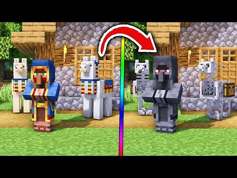 Encontramos una ALDEA con ALDEANOS ERRANTES MUTANTES en MINECRAFT! 😱
