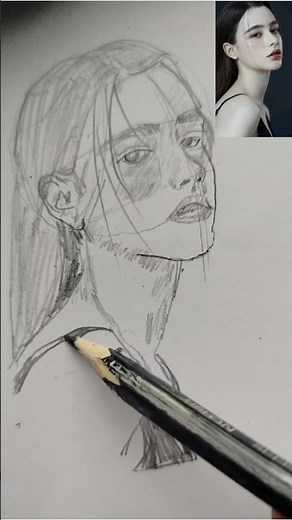 Portrait Sketching for Beginners: Easy Techniques to Draw Realistic Faces#PortraitDrawing, #Beginner