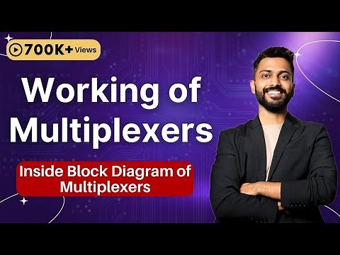 Lec -22: Working of Multiplexers | Inside Block Diagram of Multiplexers
