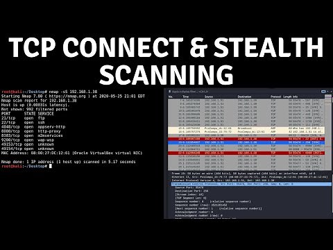 Nmap - TCP Connect & Stealth (SYN) Scanning