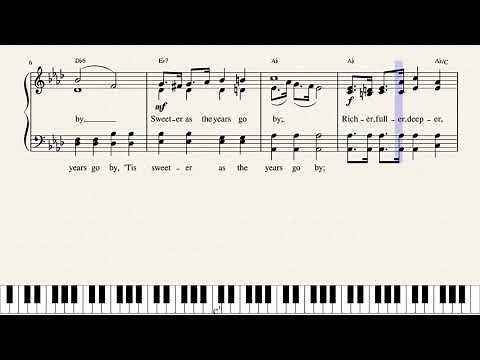 Sweeter As the Years Go By (Chorus)