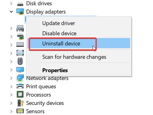 Bad GPU Driver Update causing problems in Windows 11