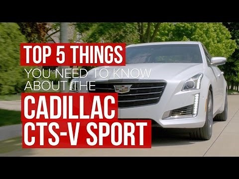 2017.5 Cadillac CTS V-Sport: 5 things you should know