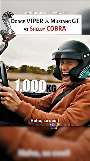 Dodge Viper vs Mustang GT vs Shelby Cobra — DRAG RACE