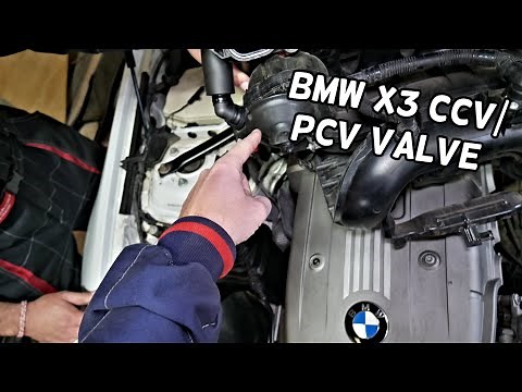 BMW X3 CCV VALVE, PCV VALVE LOCATION REPLACEMENT EXPLAINED