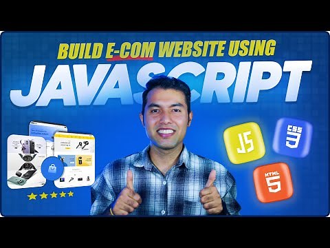 Build Complete Ecommerce Website using HTML CSS & JavaScript in Hindi🔥Logic Building + Free Notes💝