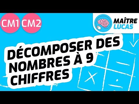 Decomposing 9-digit numbers CM1 - CM2 - Cycle 3 - Maths - Mathematics - Numeration