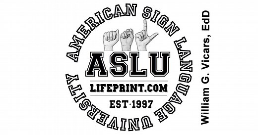 "easy" American Sign Language (ASL)