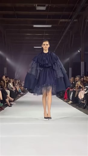 The “Petticoats” Dress by Max Alexander, age 8 💙💙💙 #dreambig #runwayfashion #runwayshow #fashionshow #fashiontiktok @Kris @NYFW: The Shows