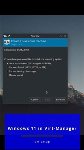 🫆 Install Windows 11 🫆 VM setup 🫆 #installation #vm #virt-man