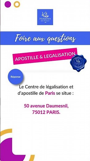Où faire apostiller un document à Paris ? [FAQ des notaires]