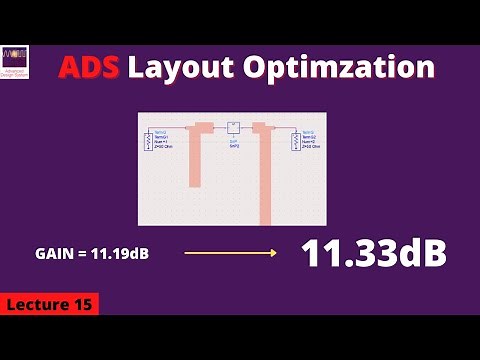 Lecture 15 |ADS Layout Optimization| Co-Simulation | ADS Simulation