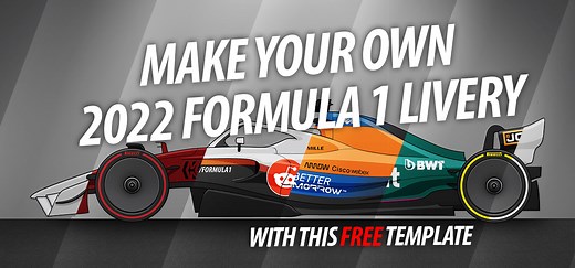 Make your own 2022 Formula 1 livery with this free template - FELIXDICIT