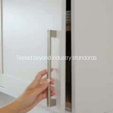 Cabinets, baby! ✨ Our cabinets are durable, made from high-quality materials, and undergo rigorous stress testing. Plus, we provide a 25-year guarantee for complete peace of mind: hwdn.uk/KitchenCabinetBuyingGuides | Howdens