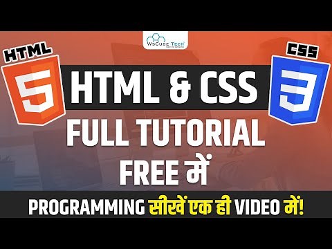 Front End Development Tutorial | Complete HTML and CSS Tutorial for Beginners (9 Hours🔥)
