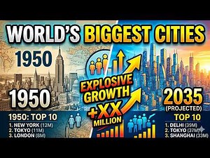 Largest Cities by Population: 1950 to 2035. History & Projections