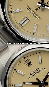 The First "Beige" Rolex Oyster Perpetual 134300 | SwissWatchExpo