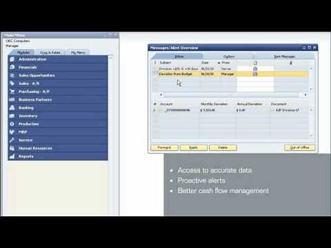 SAP Business One Product Demo - Financials and Accounting