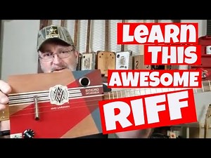 Learn an AWESOME Riff, on your 3 String Cigar Box Guitar. Lesson.