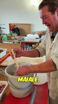 And how do you make salami? #moraromagnola #pork #meat #salami