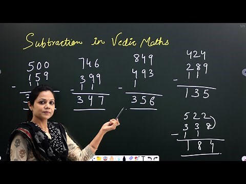 Vedic Subtraction - Vedic Maths Tricks
