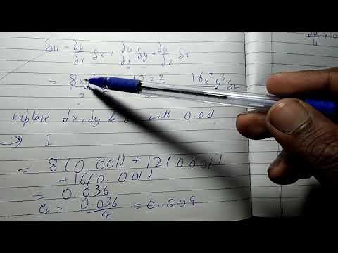 General error formula in numerical analysis