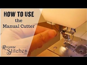 Sewing Machine Manual Cutter