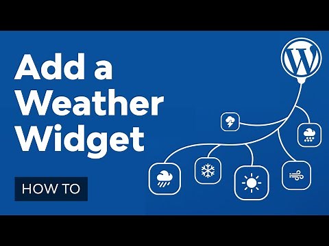 Add a WordPress Weather Widget to Your Site