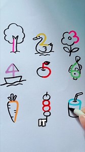 Explore these fun and creative drawing ideas by turning numbers into beautiful drawings! Watch as simple numbers transform into charming characters, vibrant scenes, and intricate designs. This unique approach to drawing is perfect for sparking creativity and making art accessible to everyone. Follow along to see how you can turn numbers into stunning works of art, perfect for artists of all levels. Grab your drawing supplies and join in the fun of creating beautiful drawings from numbers! | Pape