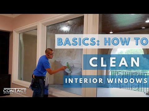 Interior Window Cleaning Process