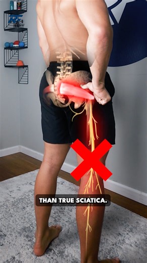 💥 How to Test Sciatica VS Piriformis Syndrome and Fix It! ❌ If you have pain in your glute that radiates down, you might not be sure whats causing it Many places say piriformis syndrome, but others say sciatica But if you don’t know which one it is, you could be guessing on the wrong exercises! So how do you determine what it is, so you can then know how to fix it? 🔑 The key here is 2 diagnostic sequences and exercises to test and fix the one you have! If your pain shoots down your leg, especi