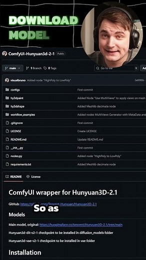 Generating 3D Models with AI for FREE! Hunyuan 2.1 Local Install (ComfyUI)