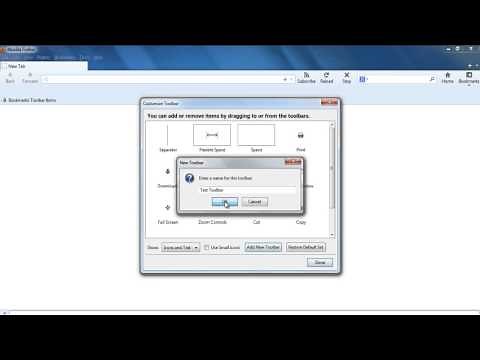 How to Add a Toolbar in Mozilla Firefox