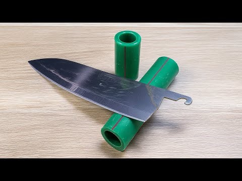 Don't Throw Away Your PVC Pipe! I'll Show You How to Make a PVC Knife Handle